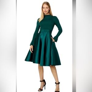 NWT Ted Baker Zadi dress. Dark green. Size M (Ted Baker 2). Excellent condition